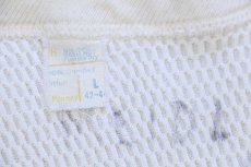 画像5: 70s JCPenney コットン サーマルシャツ ナチュラル L (5)