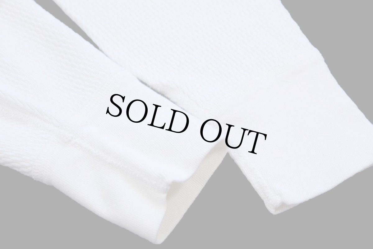 画像6: USA製 HEMINGWAY APPAREL コットン サーマルシャツ ナチュラル L (6)