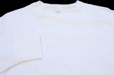 画像4: USA製 HEMINGWAY APPAREL コットン サーマルシャツ ナチュラル L (4)