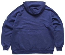 画像2: 00s Majestic MLB New York YANKEES UNIVERSE ニューヨーク ヤンキース スウェットパーカー 紺 L★フーディー (2)