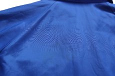 画像7: 80s USA製 King Louieキングルイ AMOCO ロゴ ボアライナー ナイロン コーチジャケット 青 L (7)