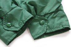 画像6: 70s NEW JERSEY STATE FIRST AID COUNCIL パッチ&チェーン刺繍 ナイロン コーチジャケット 緑 44 (6)