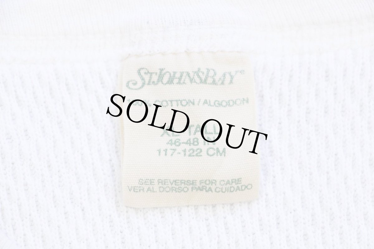 画像5: 90s STJOHN'SBAY コットン サーマルシャツ ナチュラル XL-T (5)