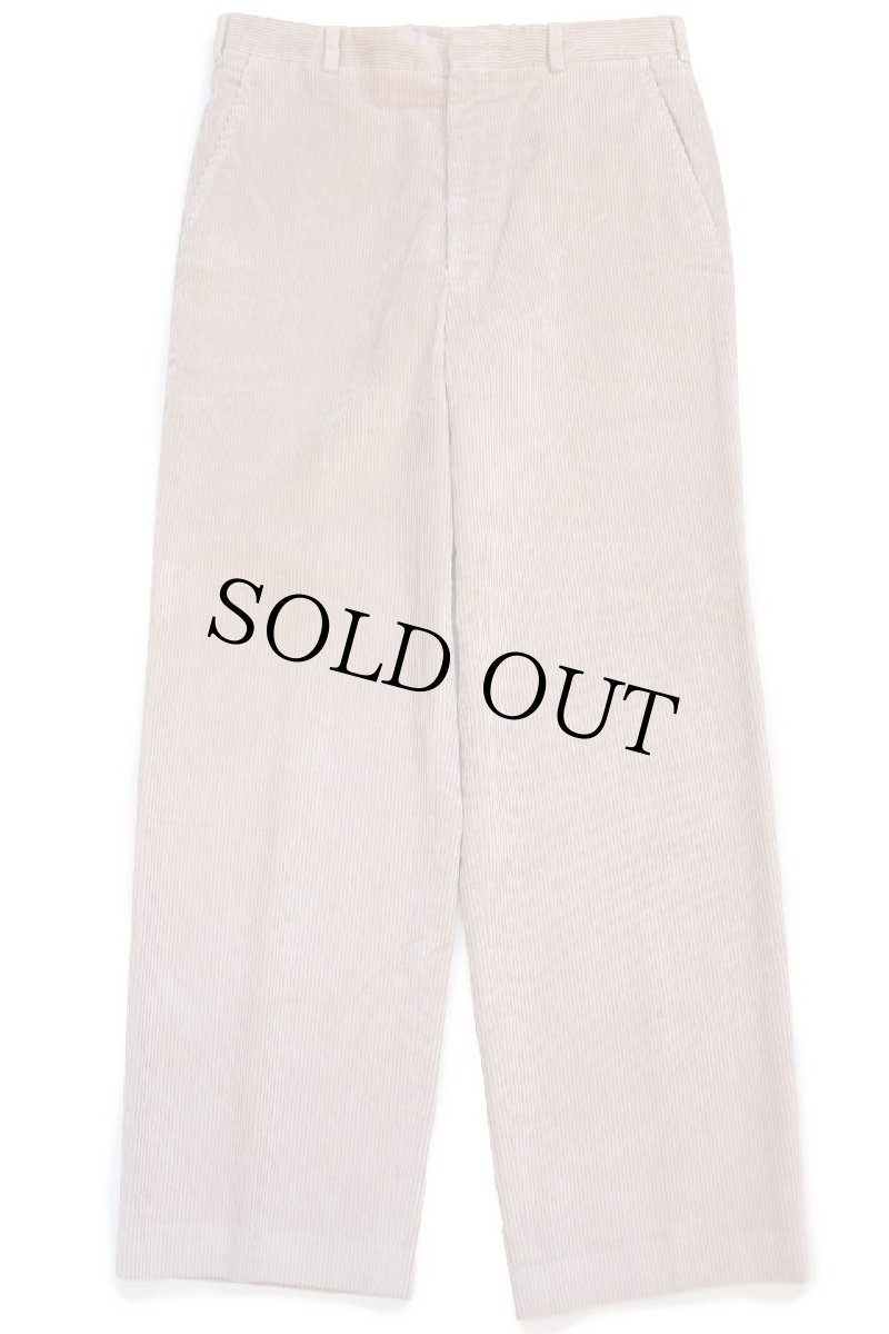 画像2: 90s USA製 LANDS'ENDランズエンド 太畝 コーデュロイパンツ ベージュ 34L★スラックス (2)