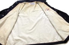 画像5: 80s ELLWOOD ROBINSON LTD トラック刺繍 ナイロン コーチジャケット 黒 XL (5)