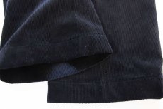 画像7: デッドストック★00s ポロ ラルフローレン BIG ANDREW PANT ツータック ストレッチ コットン 太畝 コーデュロイパンツ 黒 44B-34★特大 (7)