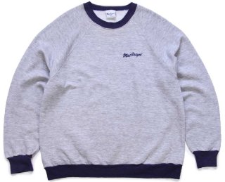 70s NIKEナイキ ツートン スウェットパーカー 白×紺 - Sixpacjoe Web Shop