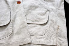 画像7: 90s L.L.Bean ダック地 フィールドコート ベージュ 特大★ジャケット ハンティング (7)