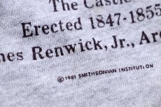 画像4: 80s USA製 Smithsonian Institution スウェット 杢グレー ボロ L (4)