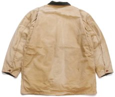 画像2: 90s L.L.Bean PRIMALOFTプリマロフト ライナー付き ダック地 フィールドコート 茶 フェード XL★ジャケット ハンティング (2)