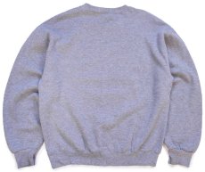 画像2: 90s メキシコ製 RUSSELLラッセル CHHS PANTHERS 前V スウェット 杢グレー L (2)