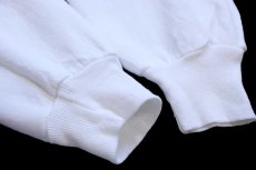 画像6: 90s USA製 RUSSELLラッセル Scarlets RIDGEFIELD PARK 前V スウェット 白 L (6)