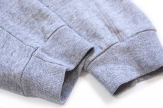 画像6: 90s USA製 ATLETICO BILBAO グローブポケット ショート丈 スウェット カーディガン 杢グレー L/XL (6)