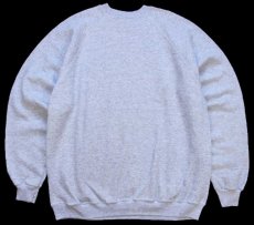 画像2: 90s USA製 Hanes TRUCKS ARE BETTER パンプキン ピックアップ トラック イラスト メッセージ スウェット 杢ライトグレー XL (2)