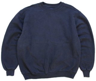 90s メキシコ製 RUSSELLラッセル 無地 スウェット ジップパーカー 紺