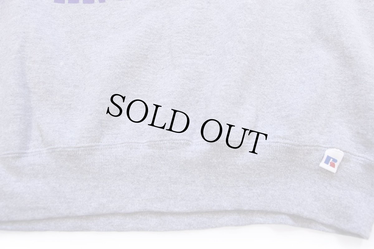 画像5: 90s メキシコ製 RUSSELLラッセル CHHS PANTHERS 前V スウェット 杢グレー L (5)