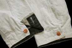 画像6: 90s USA製 L.L.Bean チェック ウールライナー付き ダック地 フィールドコート ベージュ M★ジャケット ハンティング (6)