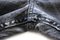 画像6: Levi'sリーバイス 514 リペア 先染め ブラック デニムパンツ W29 L30★SDP4015 (6)