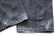 画像8: Levi'sリーバイス 514 リペア 先染め ブラック デニムパンツ W29 L30★SDP4015 (8)