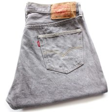 画像1: Levi'sリーバイス 501 先染め グレー デニムパンツ フェード W38 L32★SDP4097 (1)