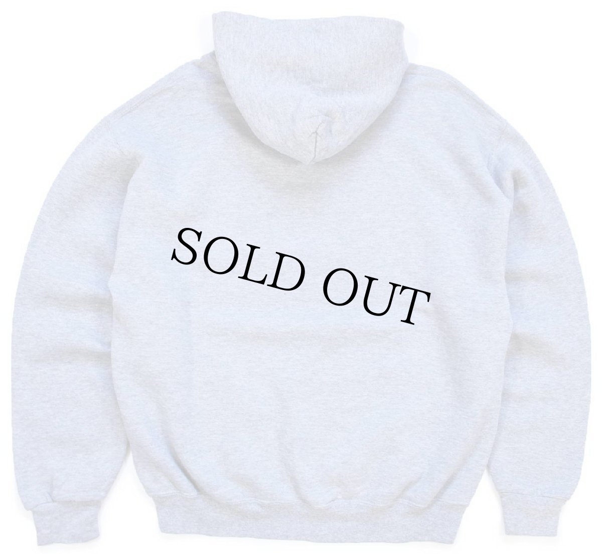 画像2: 90s メキシコ製 RUSSELLラッセル State 15 BASEBALL 三段中抜き スウェットパーカー 杢グレー M★フーディー (2)