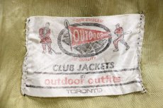 画像4: 訳あり★80s COMMUNICATIONS WORKERS OF CANADA LOCAL 37 パッチ付き ナイロンジャケット 青 (4)