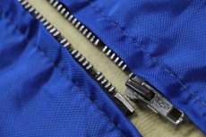 画像8: 訳あり★80s COMMUNICATIONS WORKERS OF CANADA LOCAL 37 パッチ付き ナイロンジャケット 青 (8)