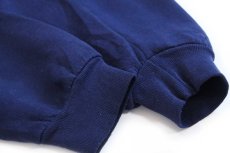 画像6: 00s メキシコ製 RUSSELLラッセル CENTENNIAL ひび割れプリント スウェットパーカー 紺 L★フーディー (6)