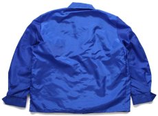 画像2: 訳あり★80s COMMUNICATIONS WORKERS OF CANADA LOCAL 37 パッチ付き ナイロンジャケット 青 (2)