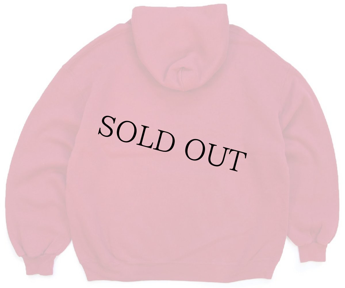 画像2: 90s メキシコ製 RUSSELLラッセル 無地 スウェットパーカー 濃赤 XL★フーディー ブランク (2)