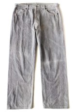 画像2: Levi'sリーバイス 501 先染め グレー デニムパンツ フェード W38 L32★SDP4097 (2)