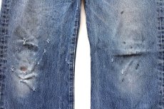 画像7: メキシコ製 Levi'sリーバイス 501 ダメージ&ペンキ飛び デニムパンツ W38 L34★SDP3767 (7)