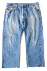 画像2: Levi'sリーバイス 501 カットオフ デニムパンツ ヒゲ W40★SDP3762 (2)