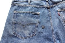画像5: メキシコ製 Levi'sリーバイス 501 ダメージ&ペンキ飛び デニムパンツ W38 L34★SDP3767 (5)