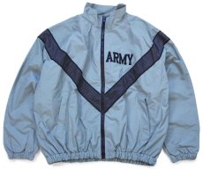 画像1: デッドストック★00s 米軍 U.S.ARMY ロゴ刺繍 IPFU ナイロンジャケット S-R★PFU (1)