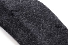 画像9: オーストリア製 JULIUS LANG 刺繍&アップリケ アート 鹿角ボタン チロリアン ボイルドウール ジャケット チャコールグレー 40 (9)