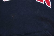 画像5: 90s メキシコ製 RUSSELLラッセル CSUN アップリケ スウェットパーカー 黒 XL★フーディー (5)