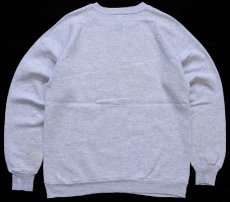画像2: 80s USA製 PENN STATE 刺繍 スウェット 杢ライトグレー L★RUSSELLラッセル (2)