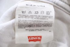 画像4: 90s Levi'sリーバイス 71165 カラーデニムジャケット 4ポケット 生成り M★ユーロ (4)