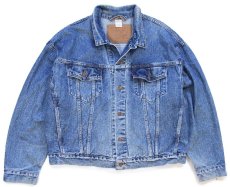 画像1: 90s メキシコ製 Levi'sリーバイス 70598 デカパッチ デニムジャケット 4ポケット XL (1)
