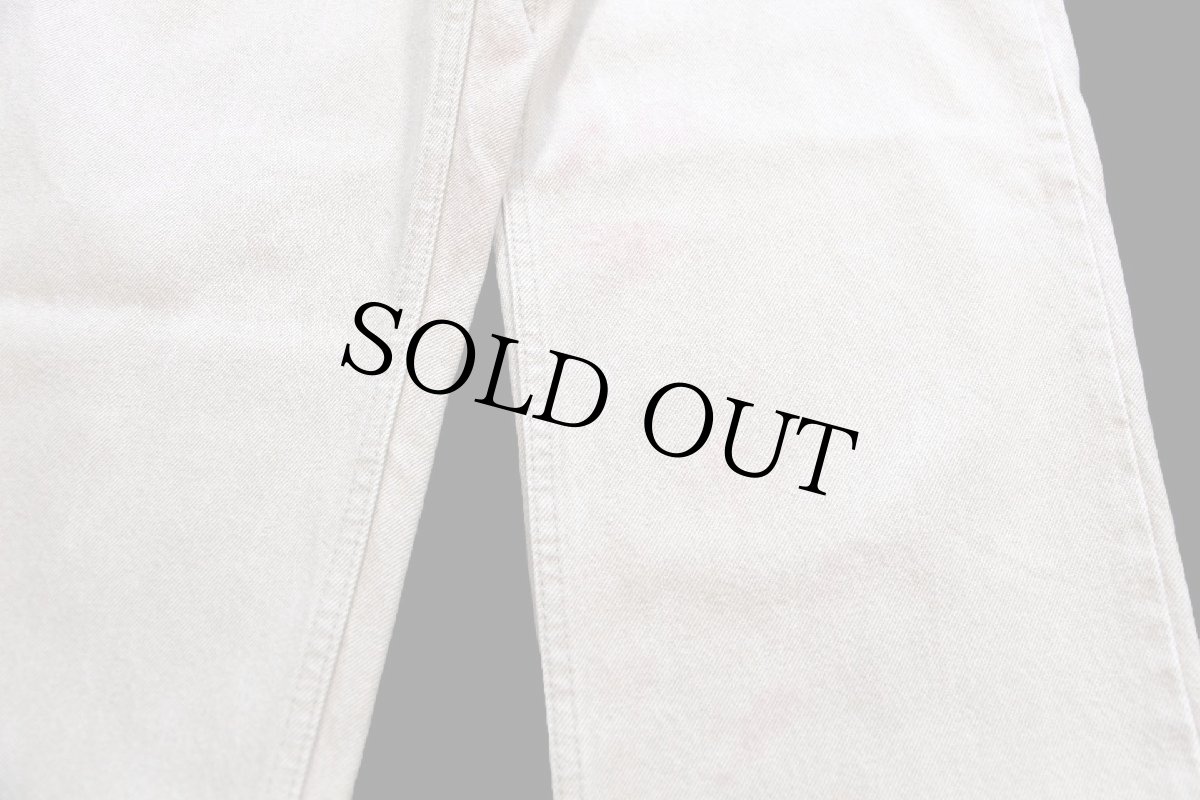 画像9: 90s USA製 Levi'sリーバイス 550 先染め カラーデニムパンツ カーキ W36 L30 (9)