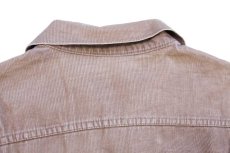 画像4: 70s USA製 Levi'sリーバイス 70505 コーデュロイジャケット ブラウンベージュ 42 (4)