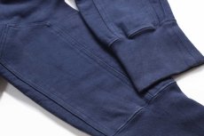 画像6: USA製 AMERICAN GIANT 無地 ダブルエルボー コットン スウェットパーカー 紺 XL★フーディー ブランク (6)