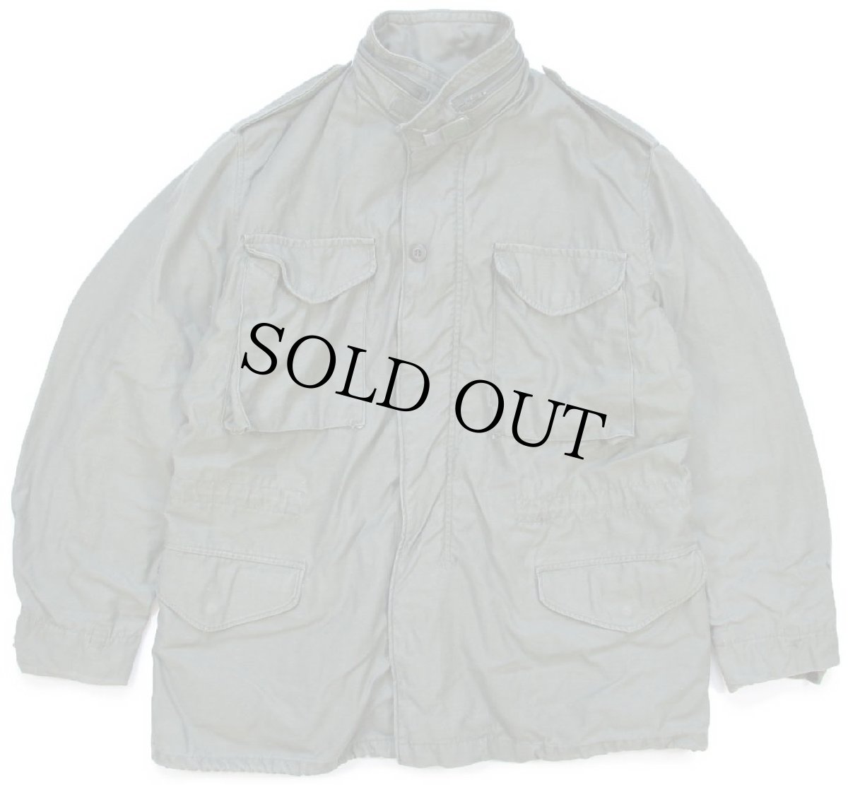 画像1: 80s 米軍 U.S.ARMY M-65 フィールドジャケット オリーブグリーン M-R (1)