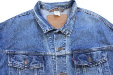 画像3: 90s メキシコ製 Levi'sリーバイス 70598 デカパッチ デニムジャケット 4ポケット XL (3)