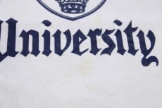 画像5: 80s 英国製 Oxford University ロゴ スウェット 白 L (5)