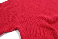 画像6: 80s USA製 L.L.Bean 無地 コットンニット セーター 赤 W-L (6)