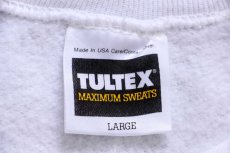 画像5: 90s USA製 UNIVERSITY OF FIGHTING ILLINOIS インディアンヘッド ロゴ スウェット 白 L (5)