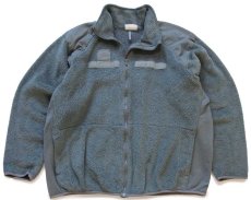 画像1: 00s 米軍 ECWCS GEN3 LEVEL3 POLARTEC フリースジャケット フォリアージグリーン XL-XL (1)