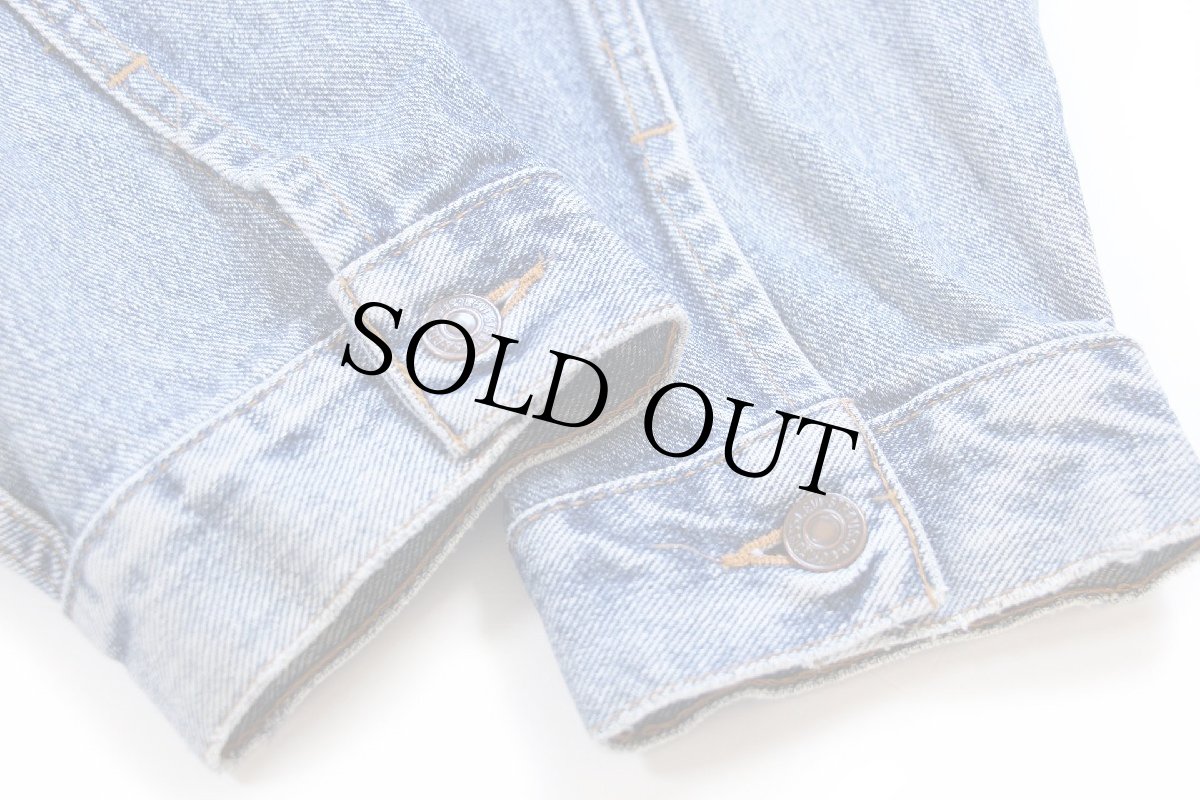 画像8: 90s メキシコ製 Levi'sリーバイス 70598 デカパッチ デニムジャケット 4ポケット XL (8)